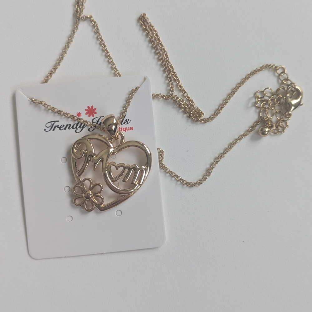 Trendy Jewels Gold Heart Pendant Necklace